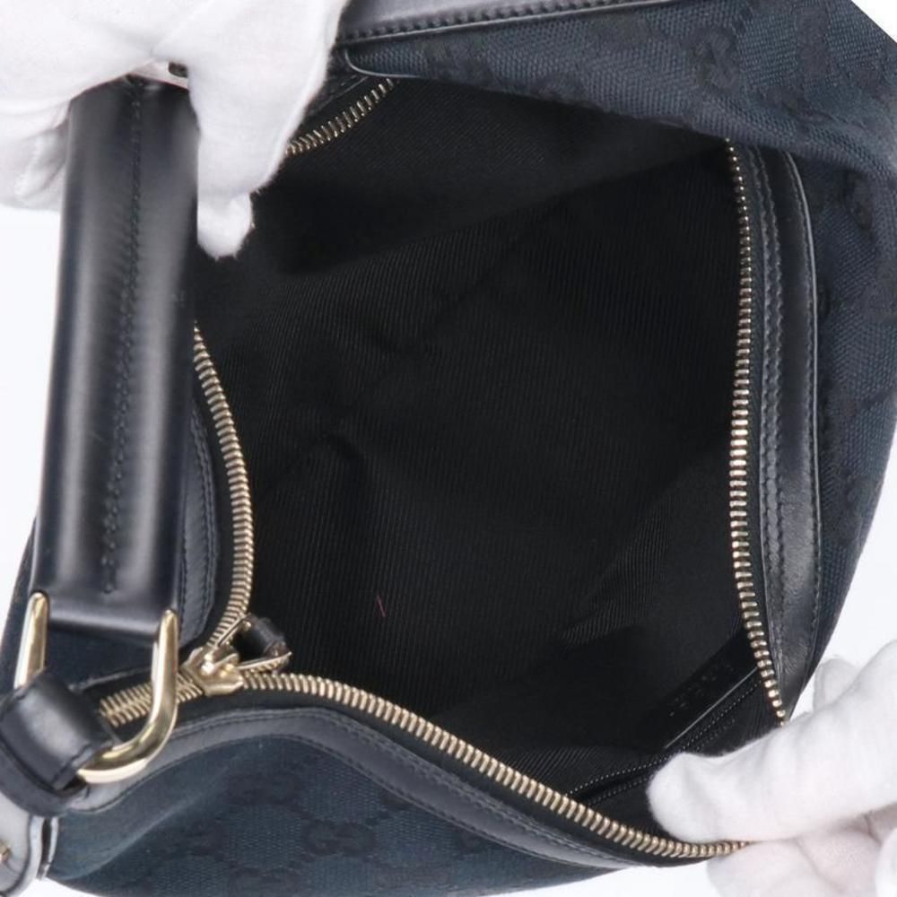Gucci GG Canvas One Shoulder Bag Black - Picture 5 of 8